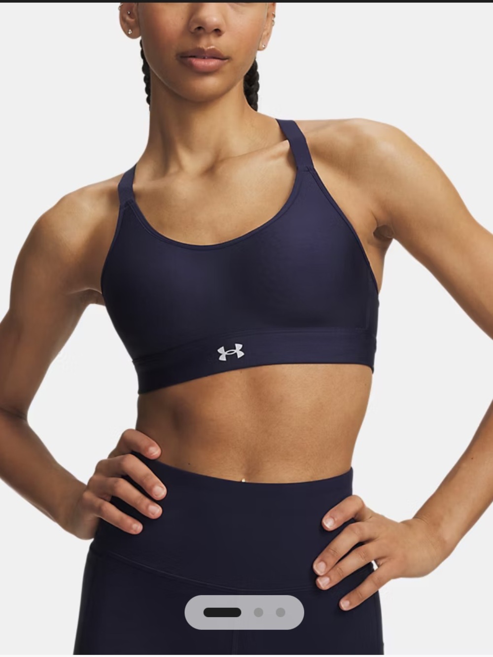 NWOT Under Armour Dark Blue Sports Bra